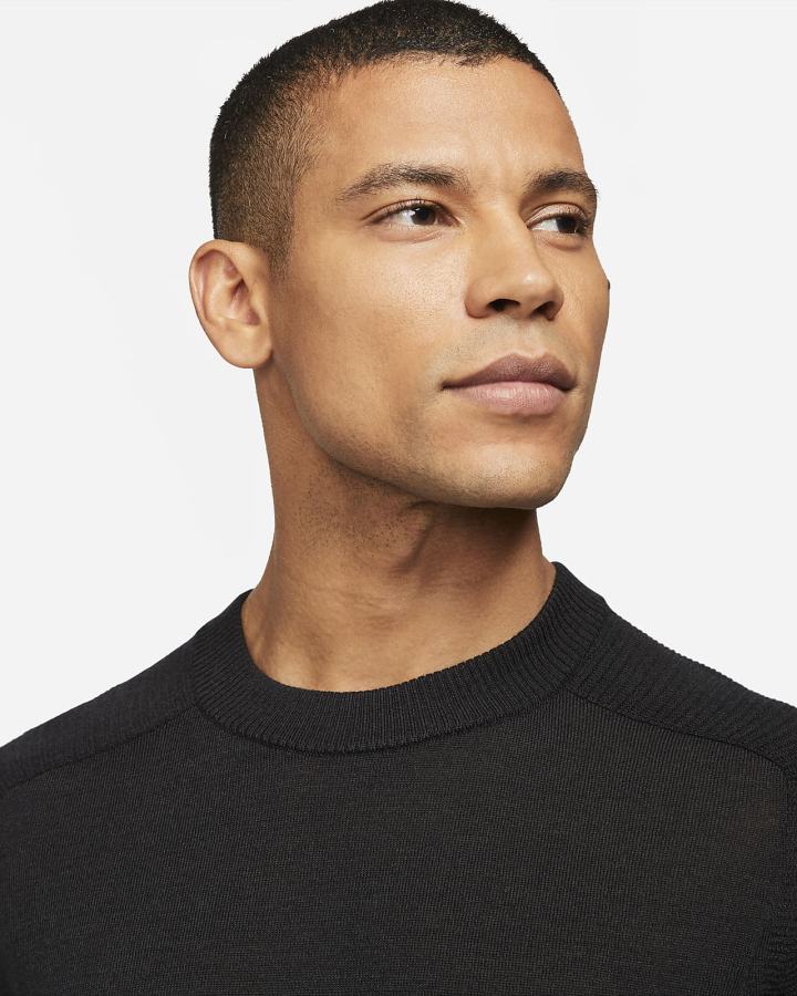 Suéteres Nike Tiger Woods Knit Golf Hombre Negras | YFVIU-0315