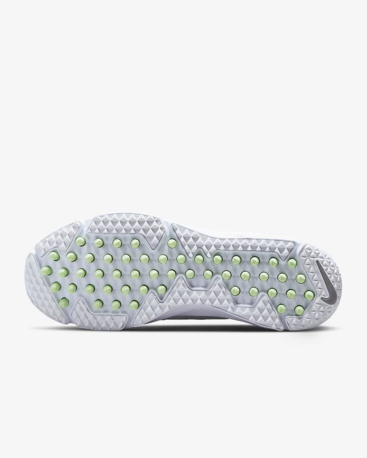 Tacos De Lacrosse Nike Alpha Huarache 8 Pro Turf Hombre Blancas Verde Metal Plateadas | LDFVE-4216