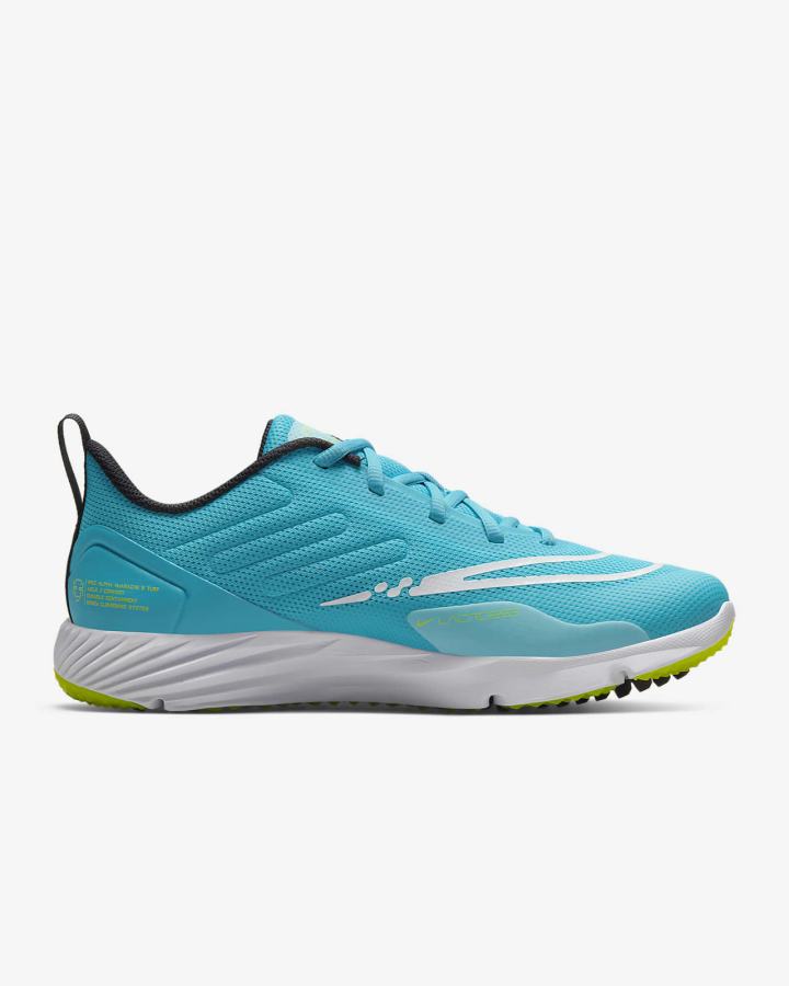 Tacos De Lacrosse Nike Alpha Huarache 8 Pro Turf Hombre Turquesa Azules Blancas | NZVHP-4538