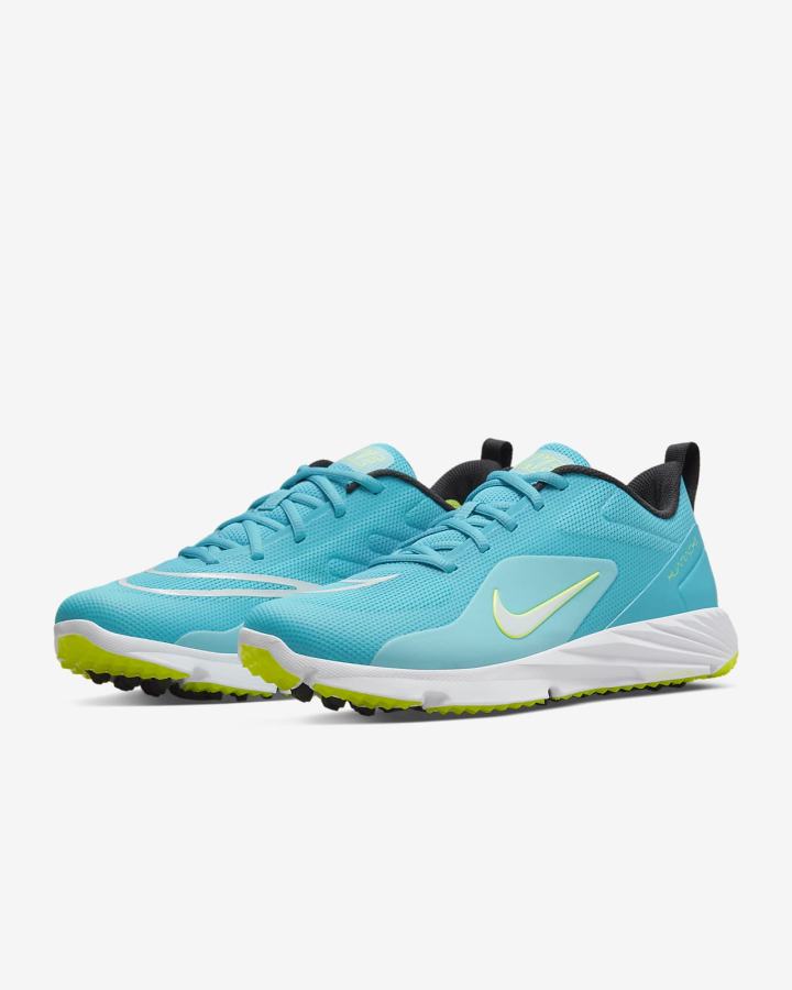 Tacos De Lacrosse Nike Alpha Huarache 8 Pro Turf Hombre Turquesa Azules Blancas | NZVHP-4538