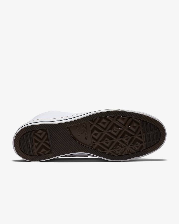 Tenis Altas Nike Converse Chuck Taylor All Star Hombre Blancas | PMEHZ-3542