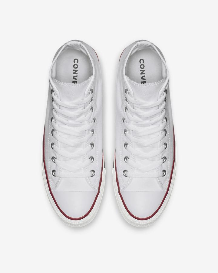 Tenis Altas Nike Converse Chuck Taylor All Star Hombre Blancas | PMEHZ-3542