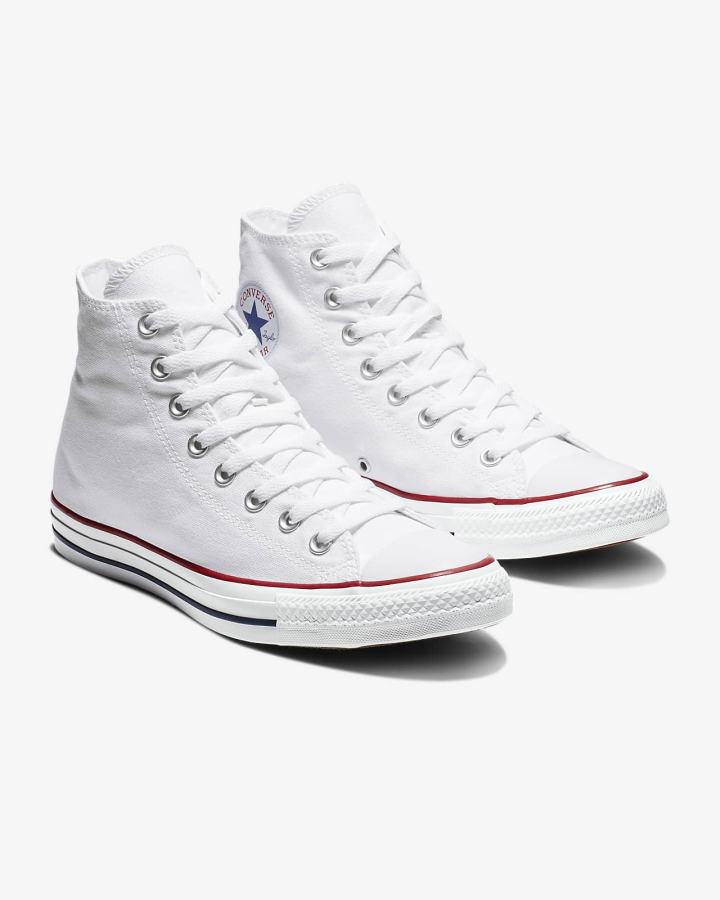 Tenis Altas Nike Converse Chuck Taylor All Star Hombre Blancas | PMEHZ-3542