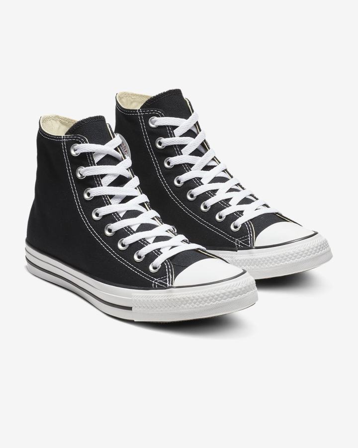 Tenis Altas Nike Converse Chuck Taylor All Star Mujer Negras | TIFEH-1347