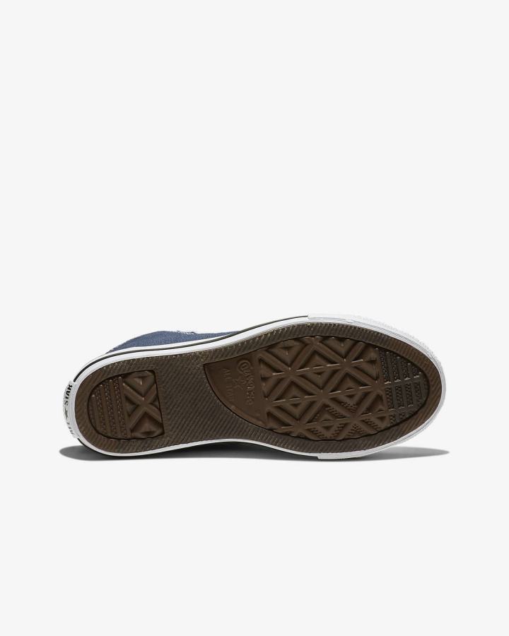 Tenis Altas Nike Converse Chuck Taylor All Star High Top Niño Azul Marino | XWBLV-8143