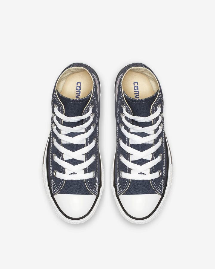 Tenis Altas Nike Converse Chuck Taylor All Star High Top Niño Azul Marino | XWBLV-8143