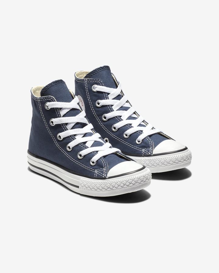 Tenis Altas Nike Converse Chuck Taylor All Star High Top Niño Azul Marino | XWBLV-8143