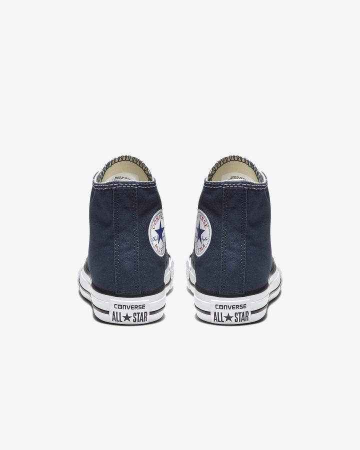 Tenis Altas Nike Converse Chuck Taylor All Star High Top Niño Azul Marino | XWBLV-8143