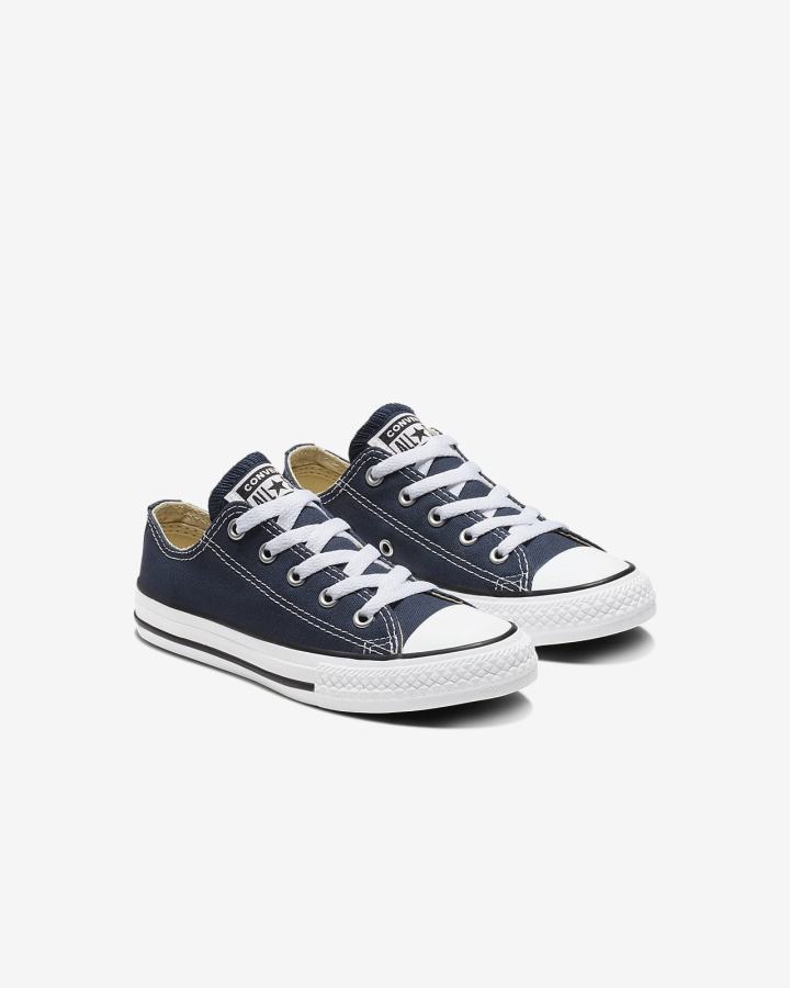 Tenis Bajas Nike Converse Chuck Taylor All Star Low Top Niño Azul Marino | OXFVD-6470