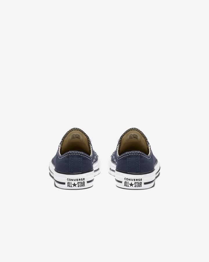 Tenis Bajas Nike Converse Chuck Taylor All Star Low Top Niño Azul Marino | OXFVD-6470