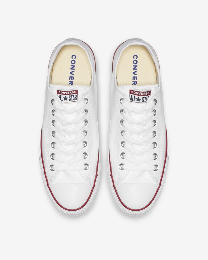 Tenis Bajas Nike Converse Chuck Taylor All Star Low Top Unisex Mujer Blancas | XPYGZ-9037