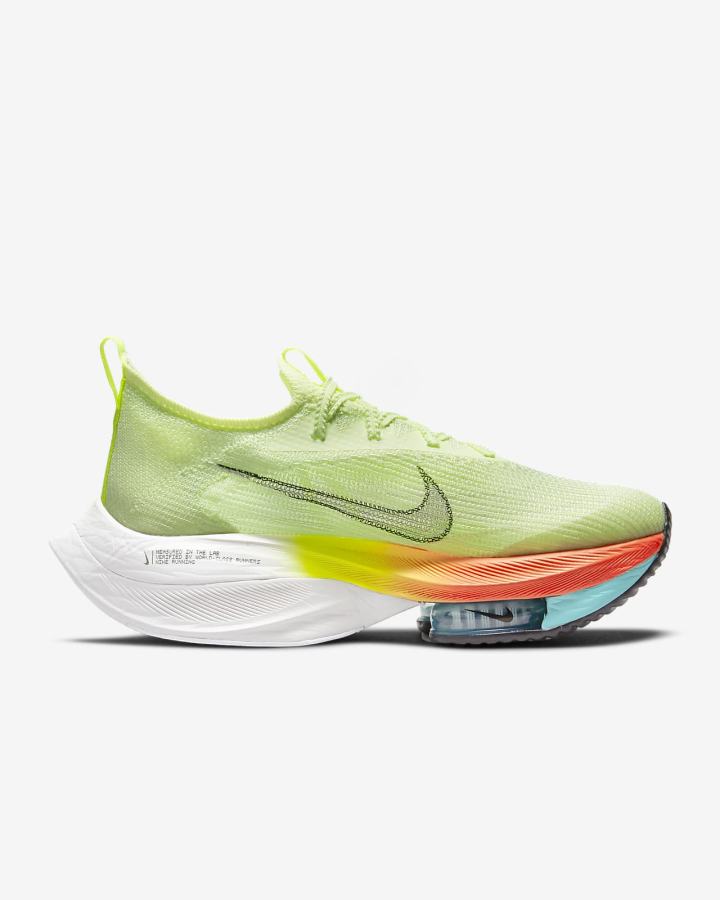 Tenis Carreras Nike Air Zoom Alphafly NEXT% Flyknit Road Mujer Naranjas Turquesa Negras | VQMOS-1250