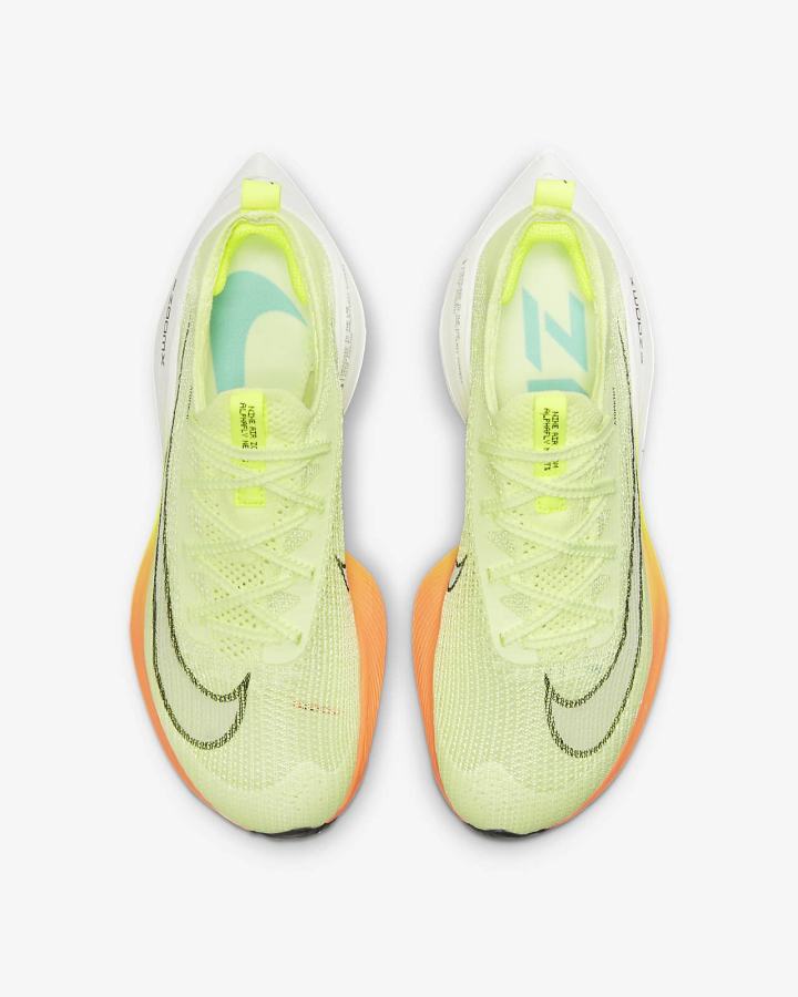 Tenis Carreras Nike Air Zoom Alphafly NEXT% Flyknit Road Mujer Naranjas Turquesa Negras | VQMOS-1250