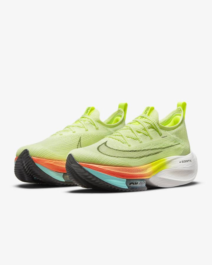 Tenis Carreras Nike Air Zoom Alphafly NEXT% Flyknit Road Mujer Naranjas Turquesa Negras | VQMOS-1250