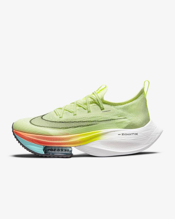 Tenis Carreras Nike Air Zoom Alphafly NEXT% Flyknit Road Mujer Naranjas Turquesa Negras | VQMOS-1250