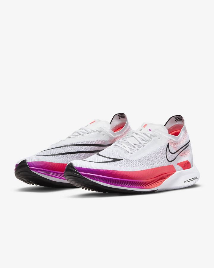 Tenis Carreras Nike ZoomX Streakfly Road Hombre Blancas Rojas Moradas Negras | ACVYX-8741