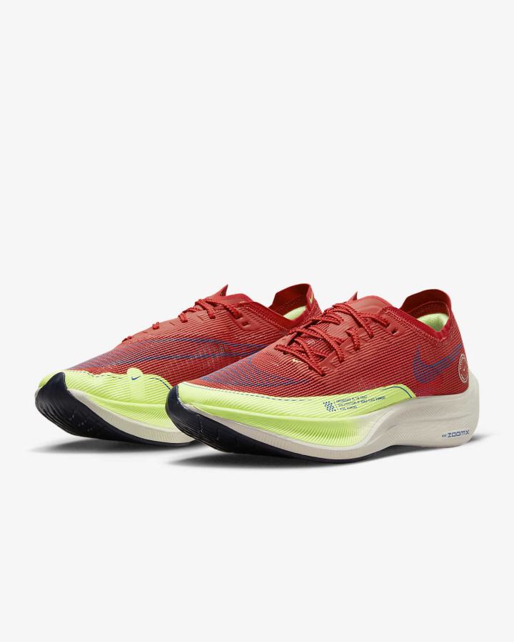 Tenis Carreras Nike ZoomX Vaporfly Next% 2 Road Hombre Rojas Verde Azul Real | INGJX-9764