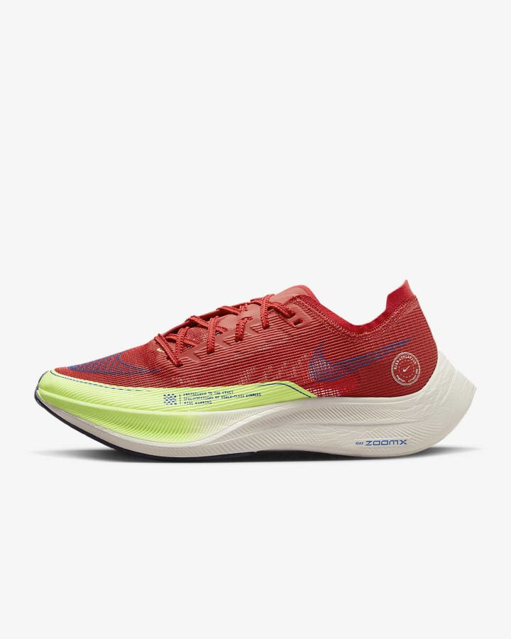 Tenis Carreras Nike ZoomX Vaporfly Next% 2 Road Hombre Rojas Verde Azul Real | INGJX-9764