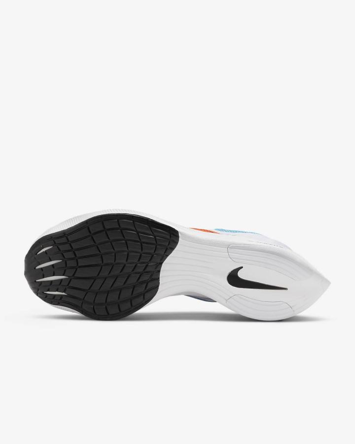 Tenis Carreras Nike ZoomX Vaporfly Next% 2 Road Mujer Blancas Naranjas Azules | MWFBY-7850