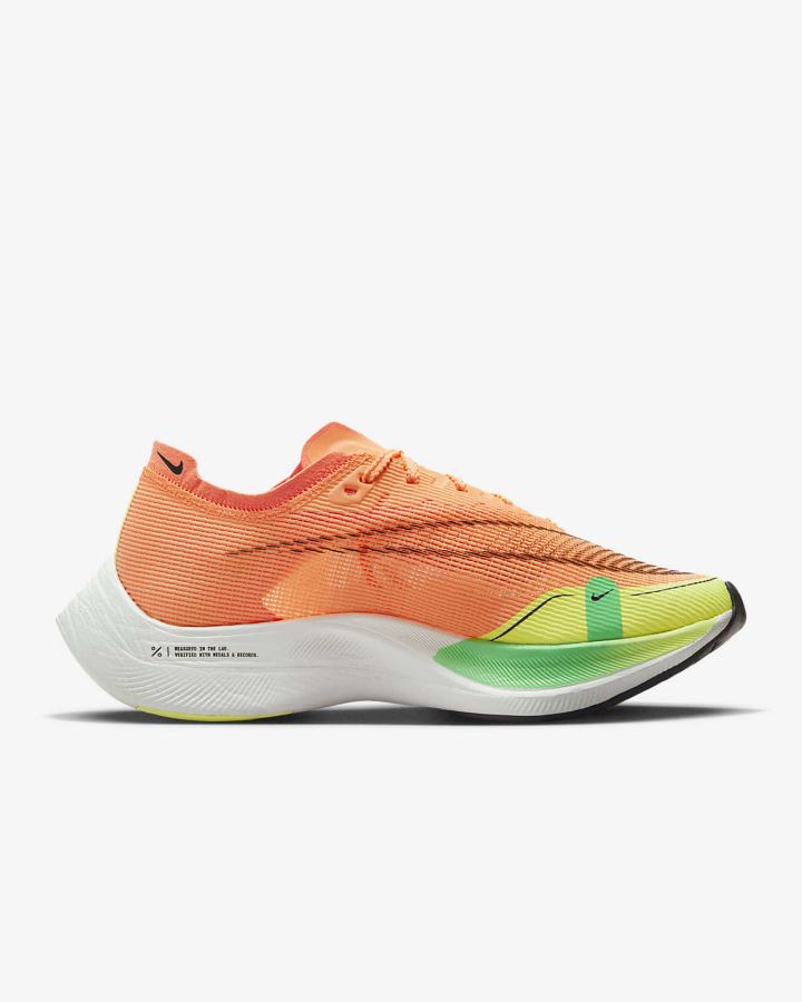 Tenis Carreras Nike ZoomX Vaporfly Next% 2 Road Mujer Coral Creme Verde Negras | NHZOL-6953