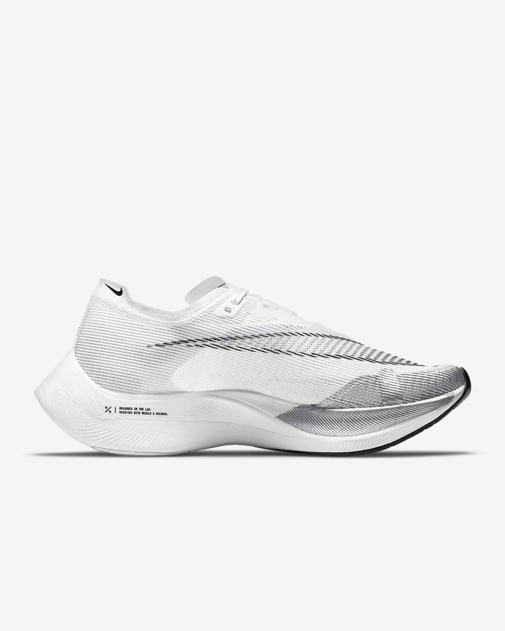 Tenis Carreras Nike ZoomX Vaporfly Next% 2 Road Hombre Blancas Metal Plateadas Negras | NIERB-2849