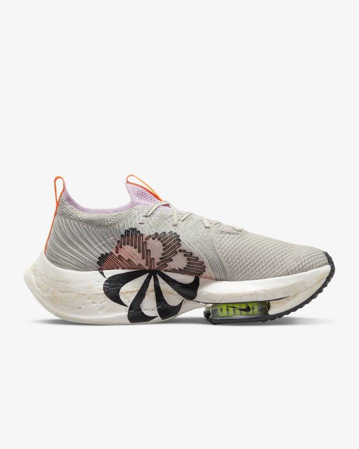 Tenis Carreras Nike Zoom Alphafly Next Nature Road Mujer Azules Gris Rosas Claro Creme Claro Negras | QRDVO-7491