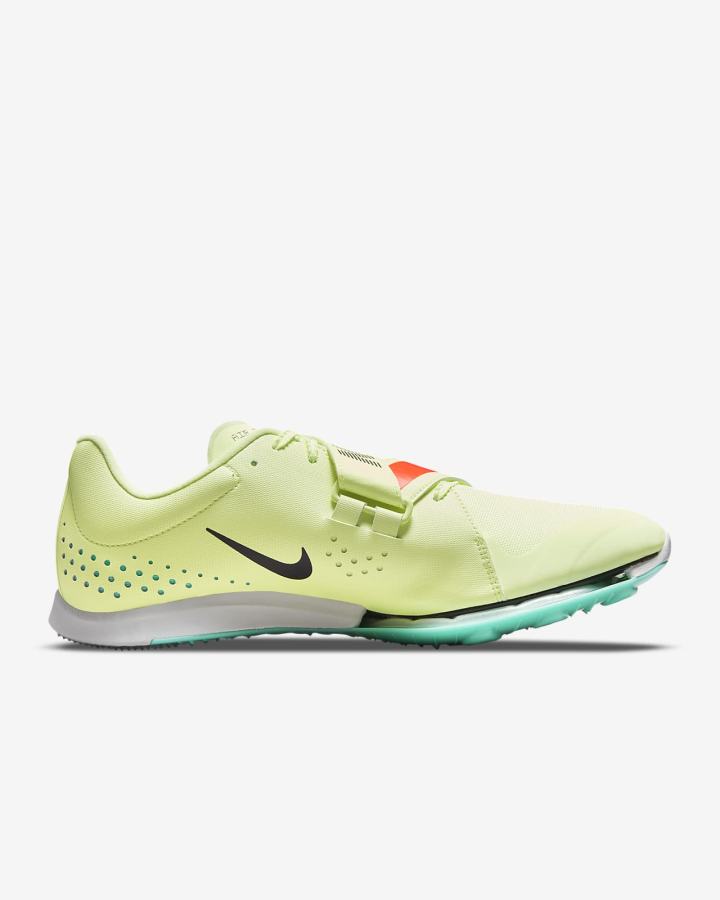 Tenis Clavos Nike Air Zoom LJ Elite Track & Field Jumping Spikes Mujer Turquesa Naranjas | CZHBI-5703
