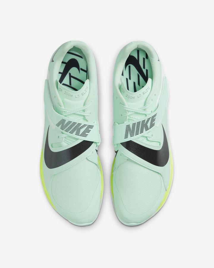 Tenis Clavos Nike Air Zoom LJ Elite Track & Field Jumping Spikes Hombre Verde Menta Moradas | HJNFW-3215