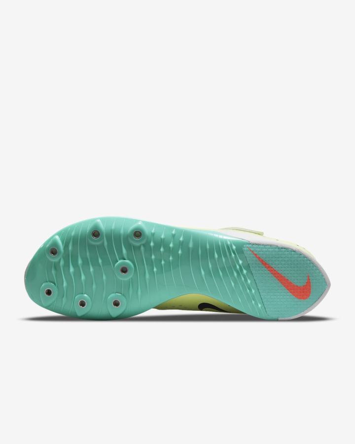 Tenis Clavos Nike Air Zoom LJ Elite Track & Field Jumping Spikes Hombre Turquesa Naranjas | YLKBU-6739