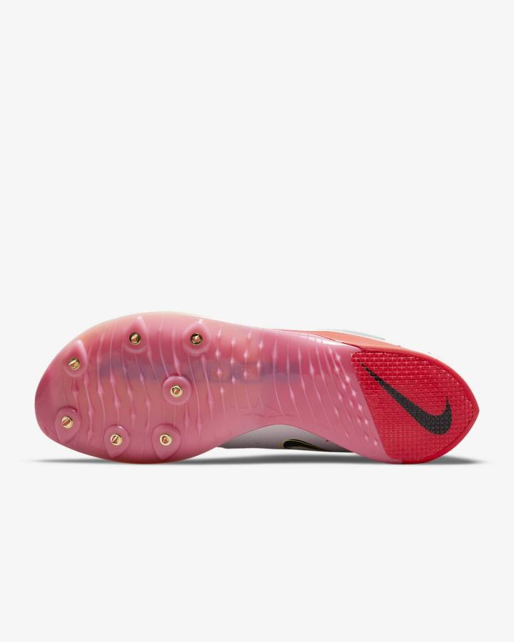 Tenis Clavos Nike Air Zoom Long Jump Elite Track & Field Jumping Spikes Hombre Blancas Negras | TNPWD-1387