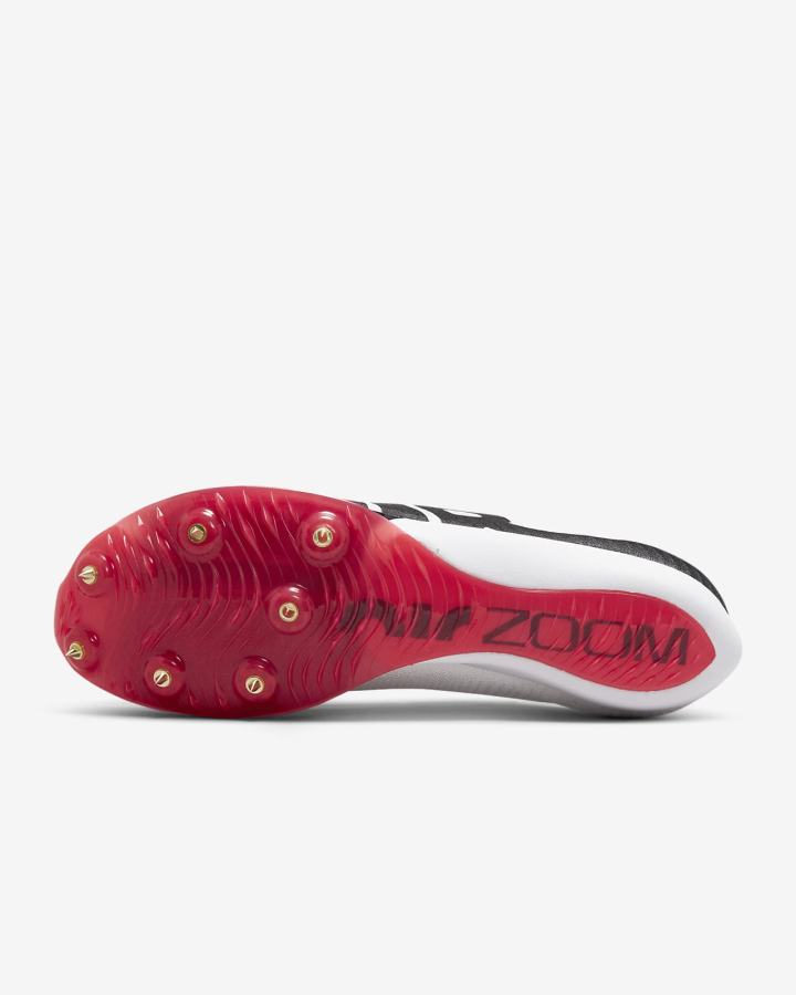 Tenis Clavos Nike Air Zoom Maxfly More Uptempo Track & Field Sprinting Spikes Hombre Blancas Rojas Negras | MCWBL-3970