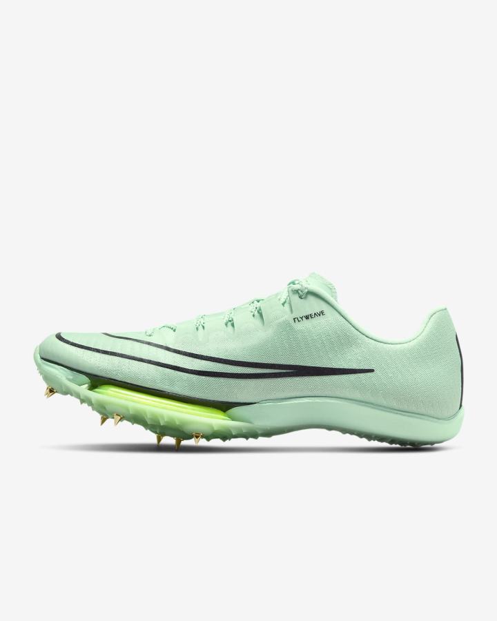 Tenis Clavos Nike Air Zoom Maxfly Track & Field Sprinting Spikes Hombre Verde Menta Moradas | TQVBX-8519