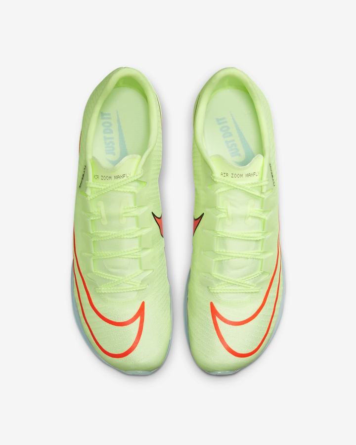 Tenis Clavos Nike Air Zoom Maxfly Track & Field Sprinting Spikes Hombre Turquesa Naranjas | ZHRUQ-4028