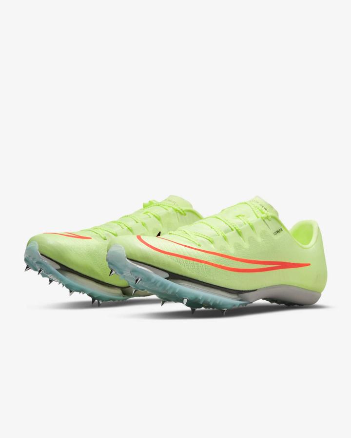Tenis Clavos Nike Air Zoom Maxfly Track & Field Sprinting Spikes Hombre Turquesa Naranjas | ZHRUQ-4028