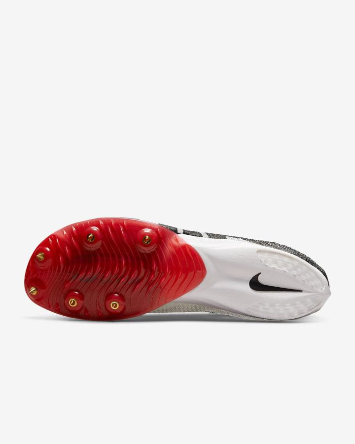 Tenis Clavos Nike Air Zoom Victory More Uptempo Track & Field Distance Spikes Hombre Blancas Rojas Negras | KZVWY-9105