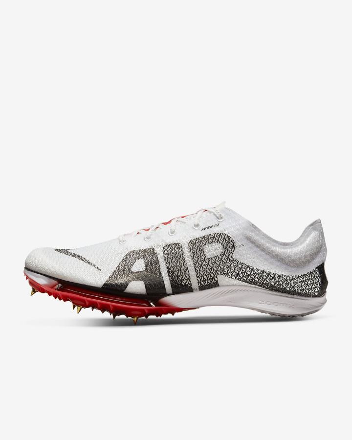 Tenis Clavos Nike Air Zoom Victory More Uptempo Track & Field Distance Spikes Hombre Blancas Rojas Negras | KZVWY-9105