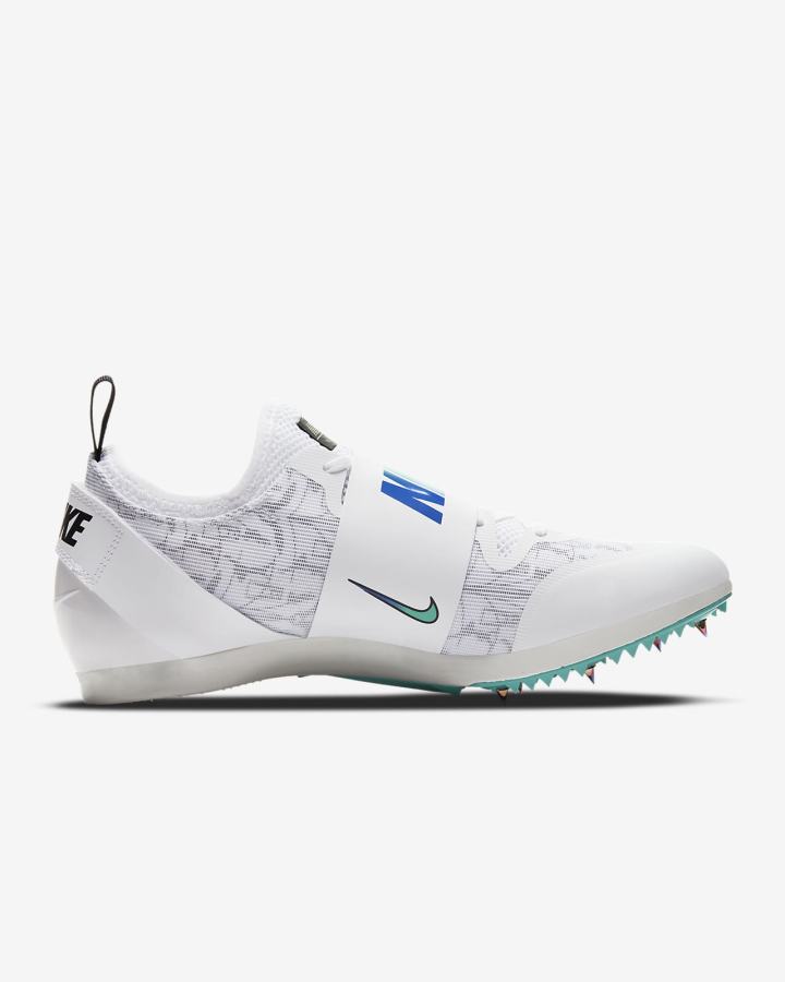 Tenis Clavos Nike Pole Vault Elite Track & Field Jumping Spikes Hombre Blancas Negras Rojas | ACKDT-6583