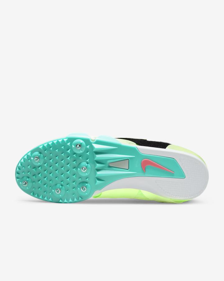 Tenis Clavos Nike Pole Vault Elite Track & Field Jumping Spikes Hombre Negras Turquesa Naranjas | WYPAR-6249