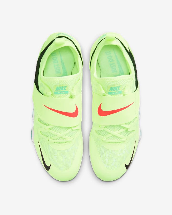Tenis Clavos Nike Pole Vault Elite Track & Field Jumping Spikes Hombre Negras Turquesa Naranjas | WYPAR-6249