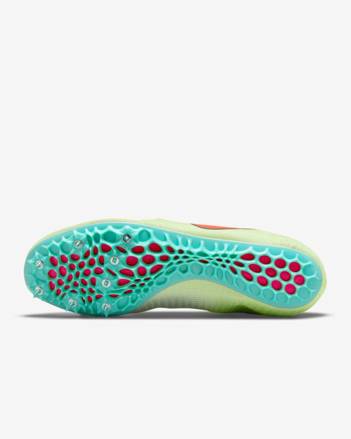 Tenis Clavos Nike Zoom Ja Fly 3 Track & Field Sprinting Spikes Hombre Turquesa Verde Claro Naranjas | RQJVM-0261