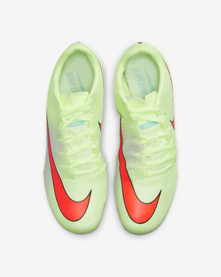 Tenis Clavos Nike Zoom Ja Fly 3 Track & Field Sprinting Spikes Hombre Turquesa Verde Claro Naranjas | RQJVM-0261