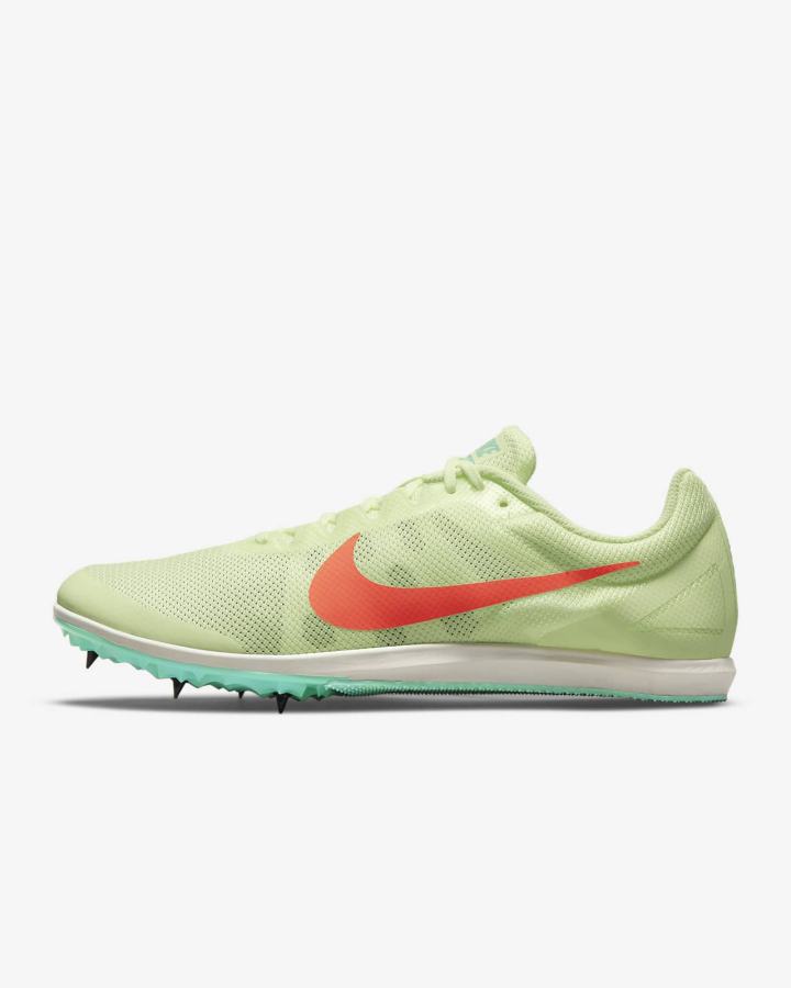 Tenis Clavos Nike Zoom Rival D 10 Track & Field Distance Spikes Hombre Turquesa Naranjas | LGNJB-4769
