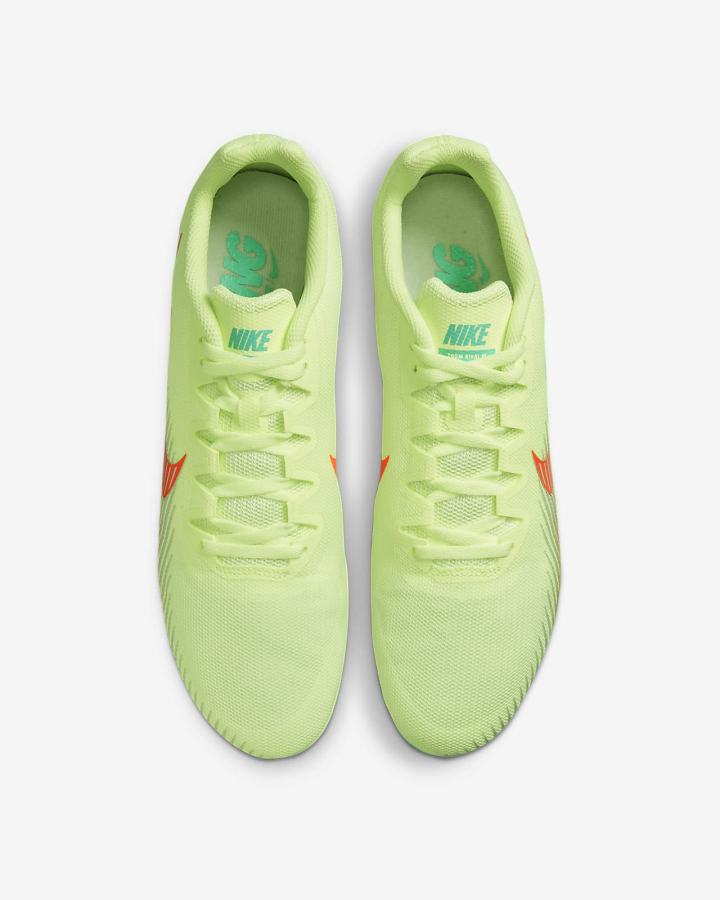 Tenis Clavos Nike Zoom Rival M 9 Track & Field Multi-Event Spikes Mujer Turquesa Naranjas | QIBKP-4783
