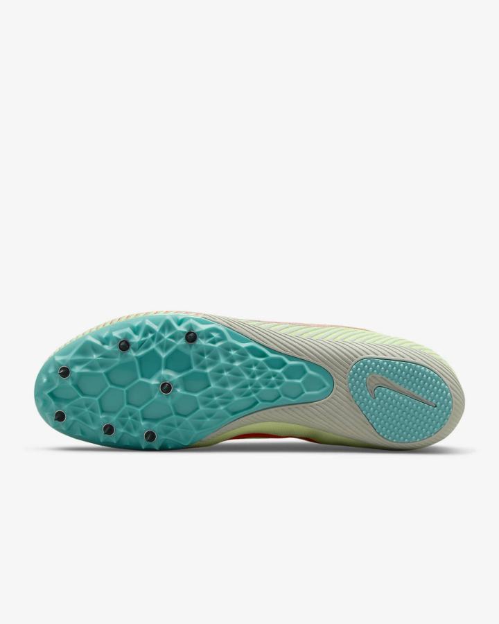 Tenis Clavos Nike Zoom Rival M 9 Track & Field Multi-Event Spikes Hombre Turquesa Naranjas | WYFAD-0872