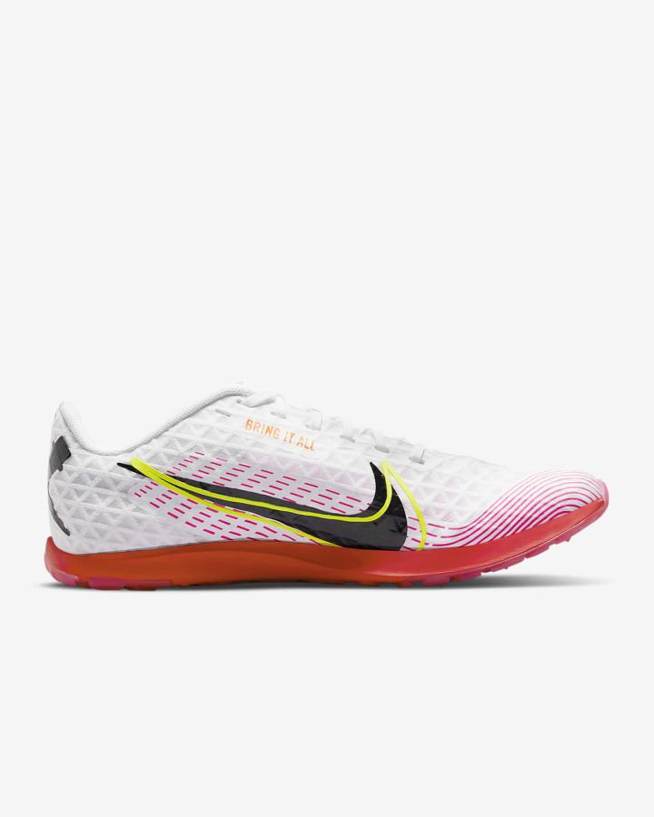 Tenis Clavos Nike Zoom Rival Waffle 5 Track & Field Distance Spikes Mujer Blancas Rojas Claro Negras | KBVXL-0812