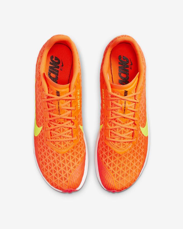 Tenis Clavos Nike Zoom Rival Waffle 5 Track & Field Distance Spikes Hombre Naranjas Rojas Claro Negras | PUGRS-7061