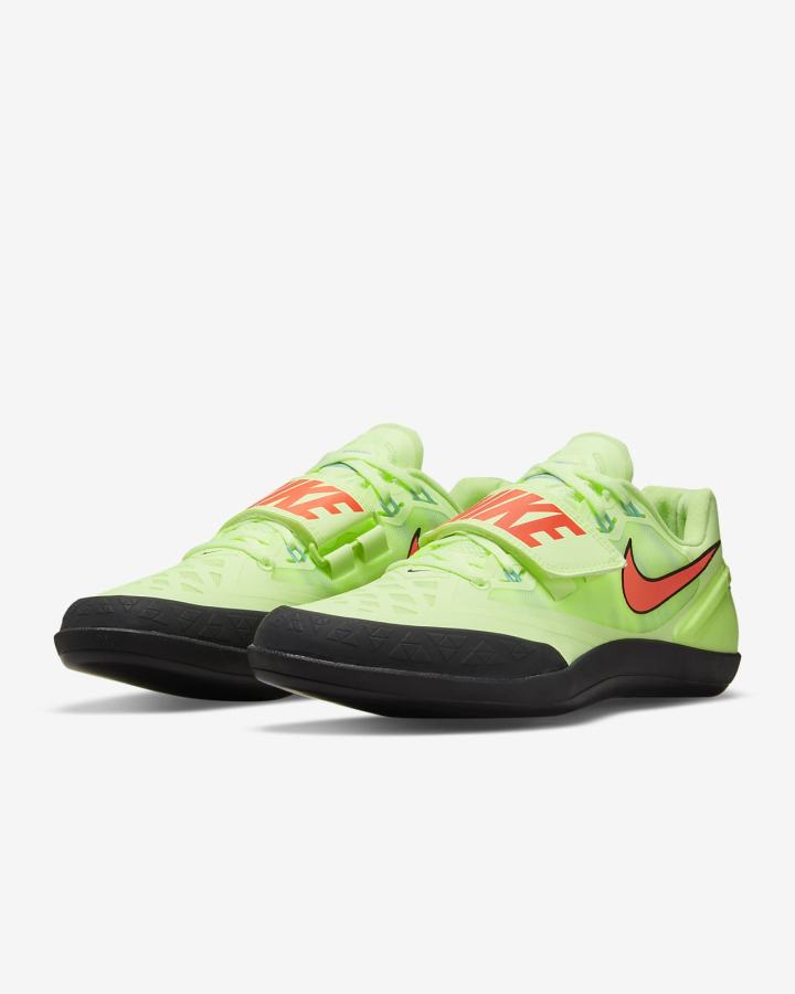 Tenis Clavos Nike Zoom Rotational 6 Track & Field Throwing Hombre Turquesa Negras Naranjas | KHYTC-5813