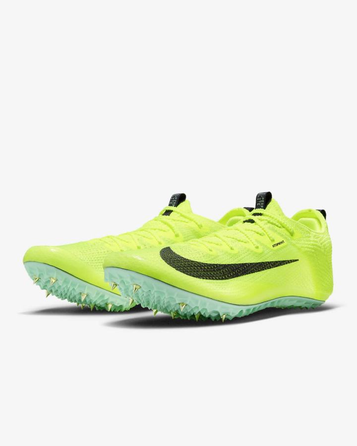 Tenis Clavos Nike Zoom Superfly Elite 2 Track & Field Sprinting Spikes Mujer Verde Menta Moradas | CQFWU-8362