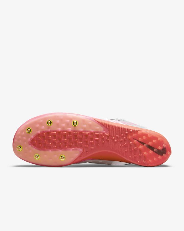 Tenis Clavos Nike Zoom Victory 5 XC Track & Field Distance Spikes Mujer Blancas Rojas Claro Negras | VMTID-1074