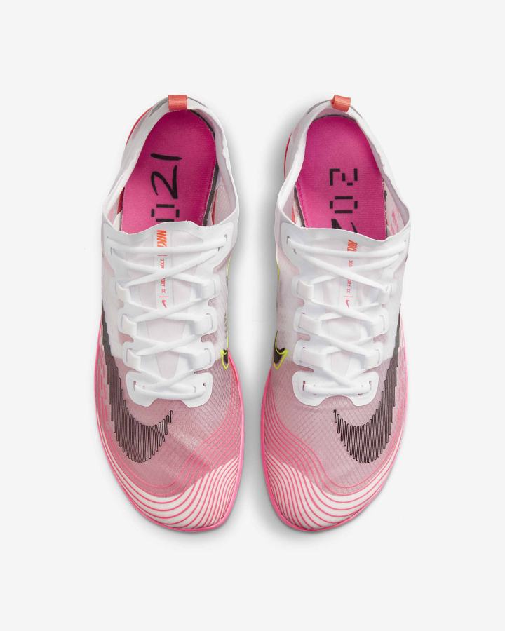 Tenis Clavos Nike Zoom Victory 5 XC Track & Field Distance Spikes Mujer Blancas Rojas Claro Negras | VMTID-1074